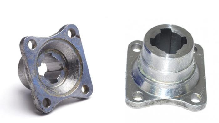 Tulipe de nez de pont 4 cannelures Land rover, série, range rover classic