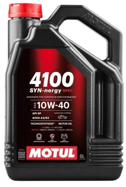 Huile moteur MOTUL SYN-nergy 10w40 bidon de 5L