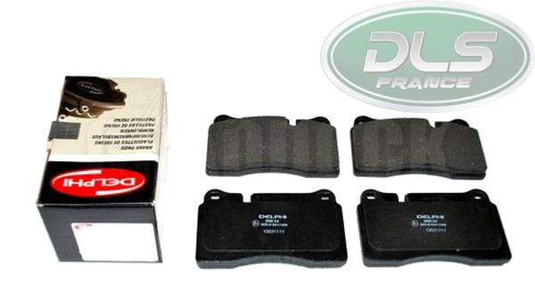 plaquettes de frein avant (le jeu) TDV8 L322 - range rover sport tdv8 (delphi)