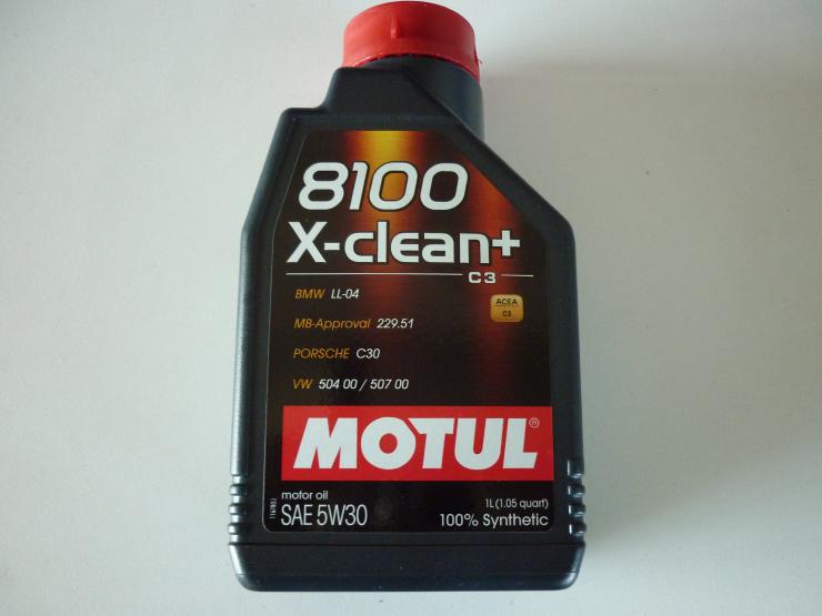 huile moteur MOTUL 8100 X-CLEAN 5W30 bidon 1L