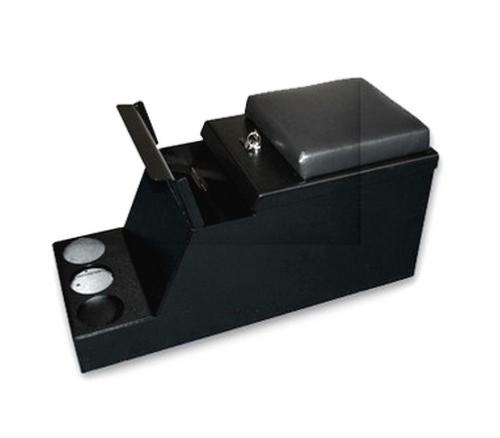 cubby box noir en métal avec fermeture à clefs