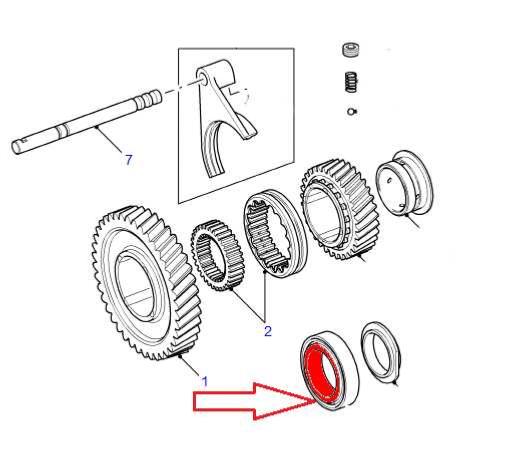 Roulement conique différentiel central BT LT230 (Timken)