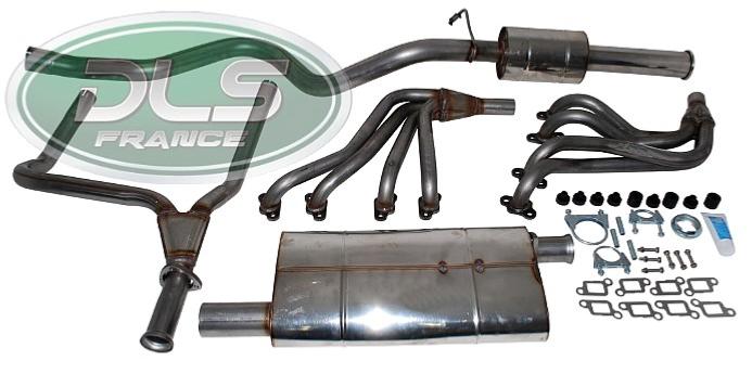 ligne inox complète DOUBLE S Range Rover Classic V8 3.5L Efi (injection)