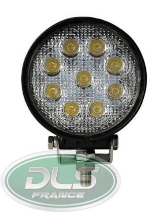 Phare led rond 27 watts 1700 lumens (faisceau long)