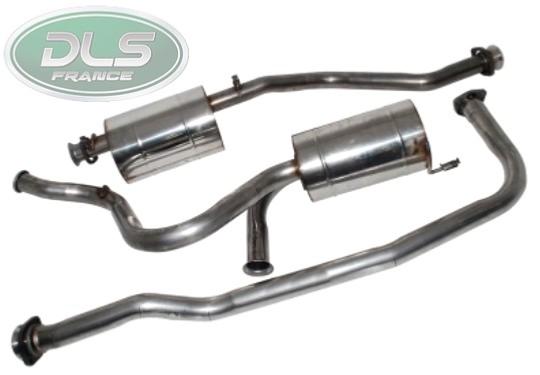 echappement inox pour Defender 90 300 TDI 