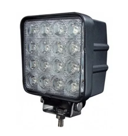 feux de travail à led 12/24 V ; 48 W ; 16 LED (3 W chacune) et 3600 lumens