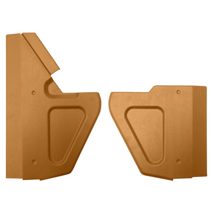 garnitures de pied couleur Palomino Beige - Suffixe B - encastrés - starter sous le tableau de bord - Range Rover Classic - conduite à droite