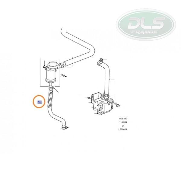 durite d'évaporateur d'huile (inférieur) 300TDI