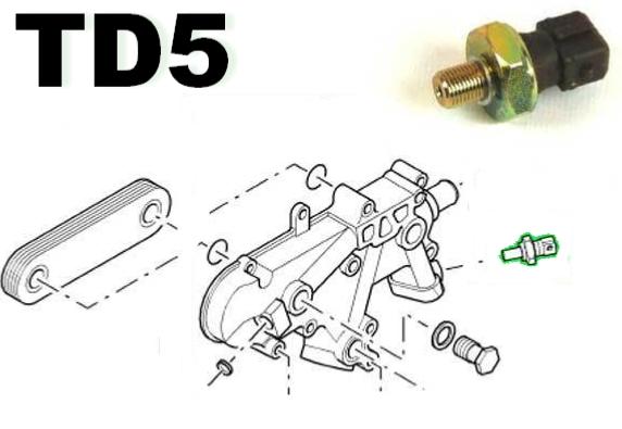 sonde de pression d'huile moteur TD5