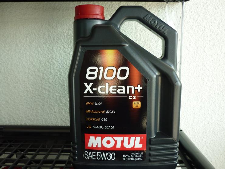 huile moteur MOTUL 8100 X-CLEAN 5W30 bidon 5L