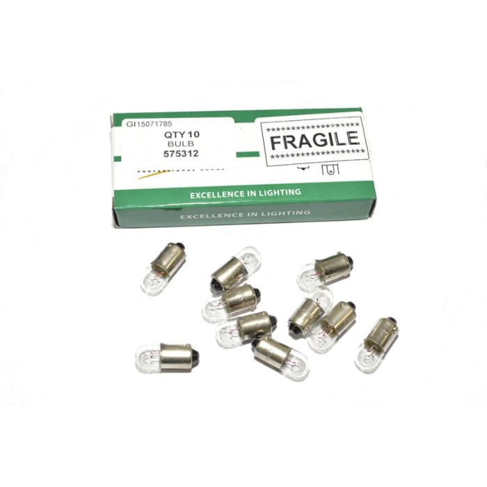 ampoule feu de plaque 12V 4W éclairage d'immatriculation