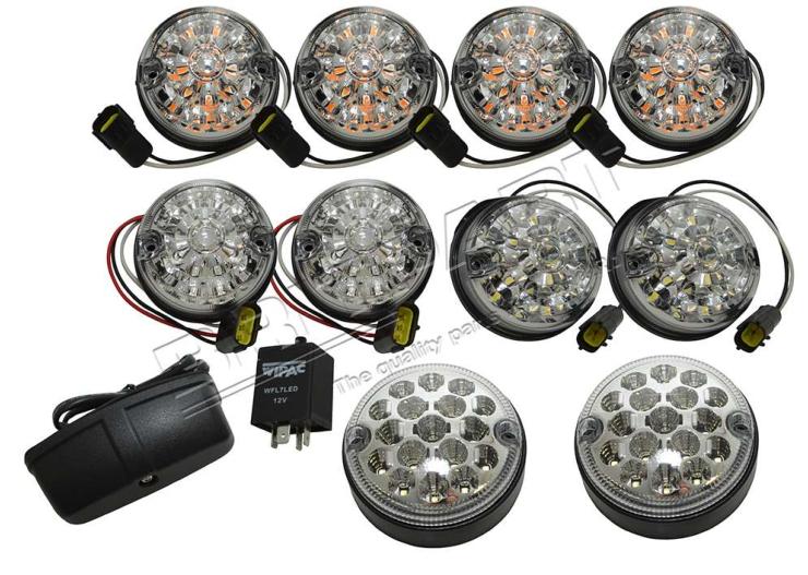 Kit feux à leds complet DELUXE cristal defender 