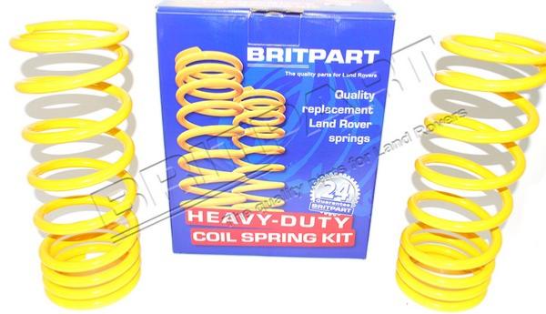 ressorts ARRIERE jaune + 4cm charge moyenne defender 110