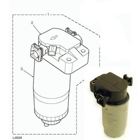 tête de filtre à carburant P38 2.5l turbo diesel